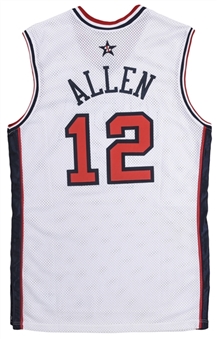 2000 Ray Allen Game Used & Photo Matched Team USA Uniform: Jersey & Shorts (Resolution Photomatching)